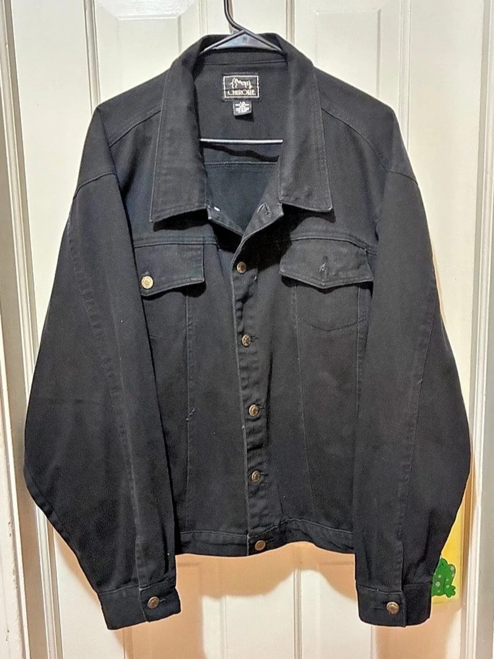 Cherokee Black Denim Trucker Jacket